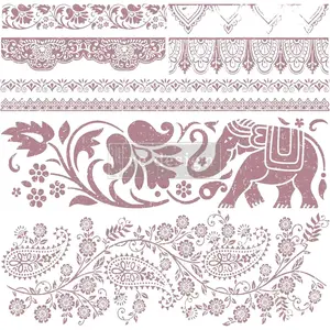 Redesign With Prima Decor Stamp - Bohemian Dreamer - 12x12 (8 pcs) photopolymer 655350652623