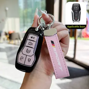 TPU Car Remote Key Case Cover Fit for Ford Fusion Mustang F150 Edge Explorer Accessories