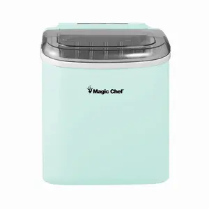 27 lb. Portable Countertop Ice Maker in Mint Green