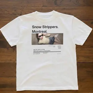 Snow Strippers Montreal Tee 100% Heavy Cotton