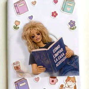 Messy Reader Kindle Insert – Exhausted Doll Reading Decor, Funny Bookish Kindle Sleeve Insert, Cozy Reader Gift, Cute Tired Girl E-Reader Cover