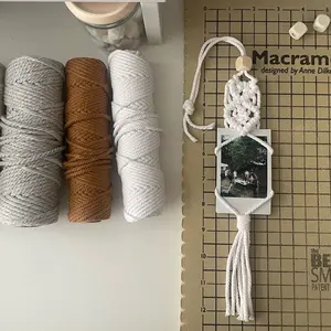 Macrame Polaroid Picture Hanger