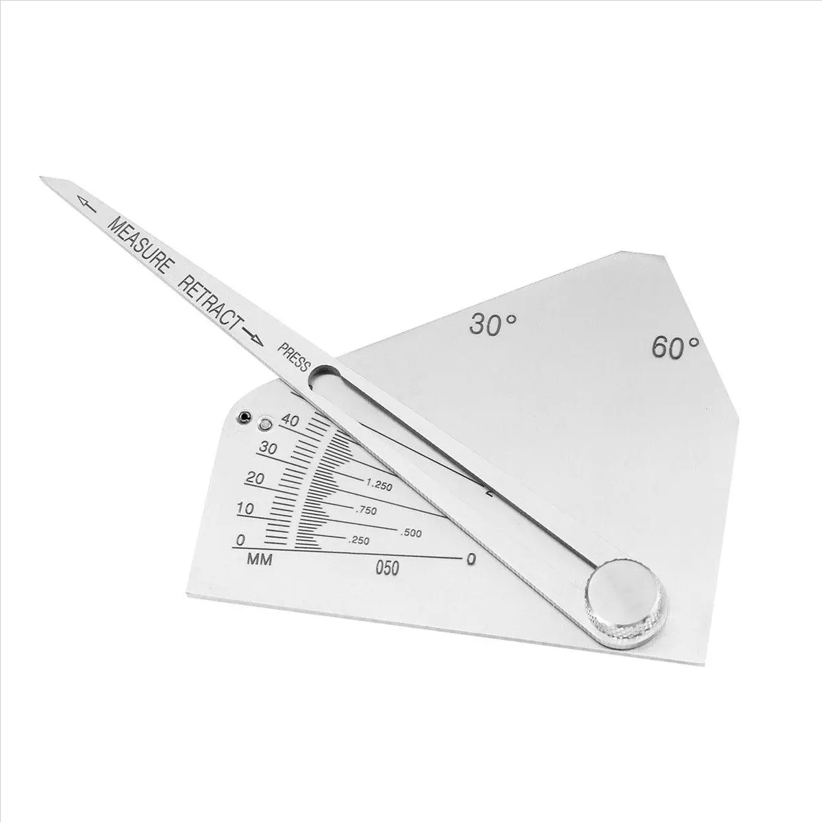 Skew-T Fillet Weld Gauge Gage Checking Angle of Vertical Member Weld Acute-Side Obtuse Side Welding Inspection