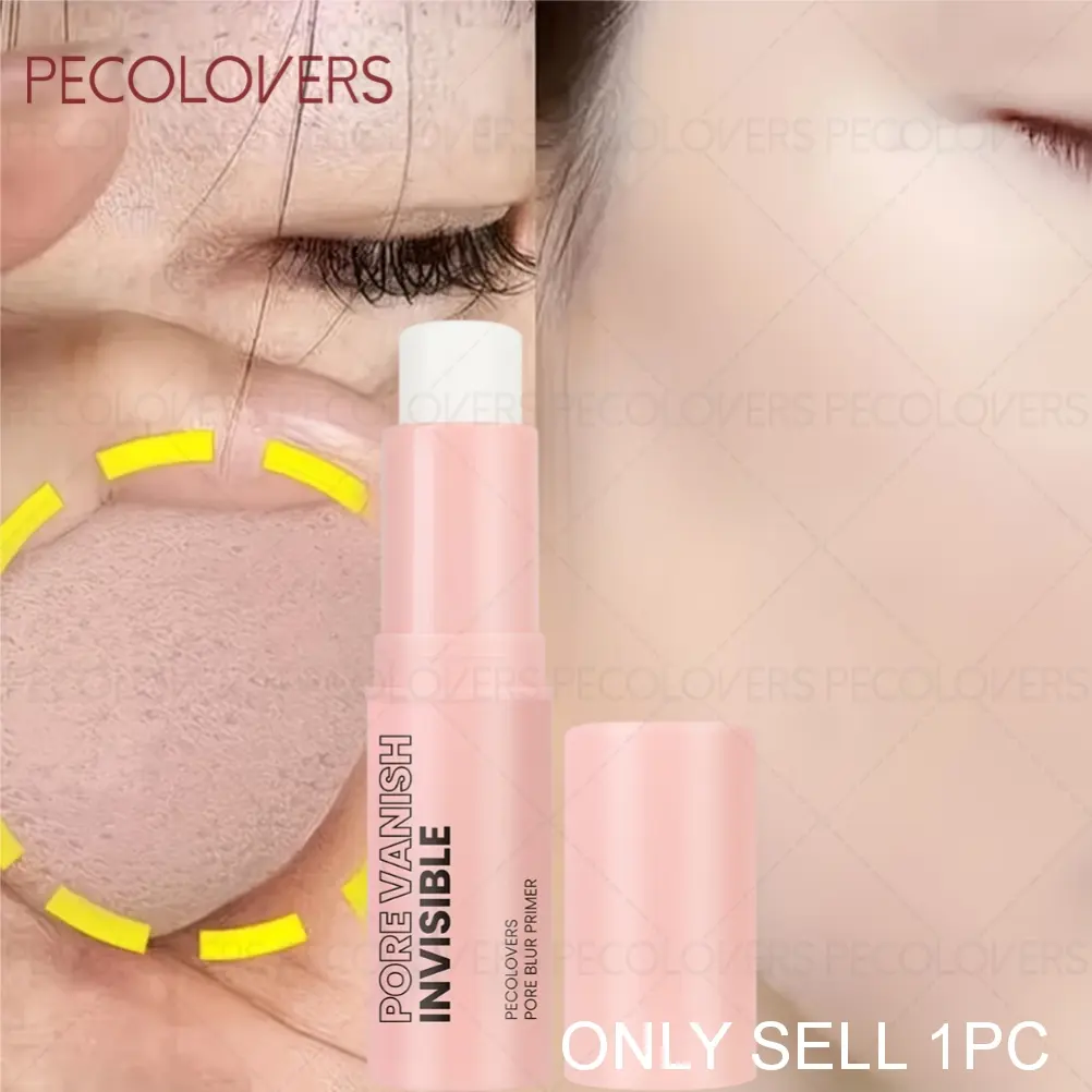 1PC Invisible Pore Facial Makeup Primer Stick - Waterproof & Long-lasting, Oil-controlling, Concealing Pores, Mild and Oil-free Formula, Portable,  Suitable for All Skin Types, Creating A Flawless Makeup Base