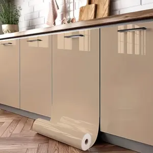 One Roll 23.62x393.70in Self-Adhesive Wallpaper Smooth Marble Texture for Kitchen Furniture Desktop Room Decoration Renovation Peel and Stick Wall Stickers Decorative Interior