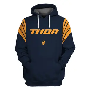 Hoodie Thor Mx, Thor Pulse, Motocross, Thor Racing Racing Uniform V21 3D Hoodie All Over Printed Clothes Shirt Men Letter Graphic Round Neck Tee
