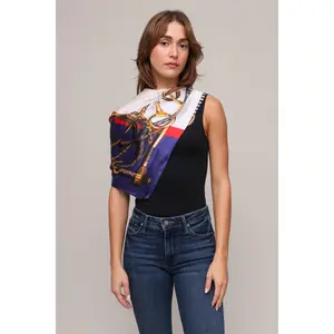 Chain Silk Blend Scarf