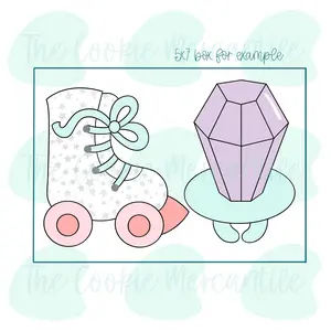 Roller Skate & Ring Pop [We go together like] - Cookie Cutter
