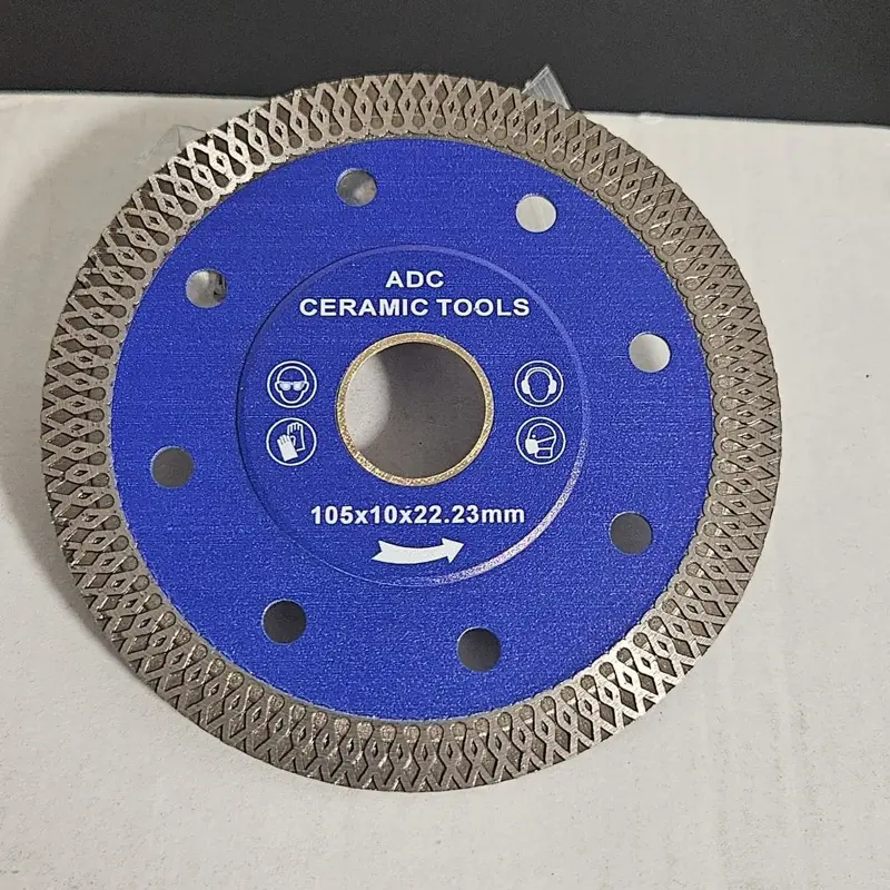 ADC Ceramic Tools Diamond Blade for Cutting Ceramics 105x10x22.23mm High Precision Cutting Disc
