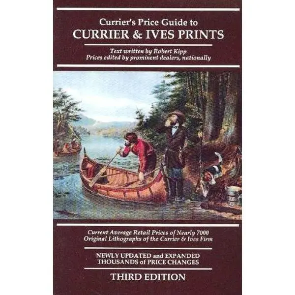 USED Book - Currier's Price Guide to Currier & Ives Prints: Current Average Retail Prices of Nearly 7000 Original Lithographs of the Currier & Ives Firm by Robert Kipp (Paperback) - english