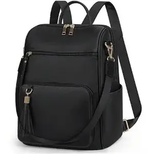 Vegan Leather Waterproof Diaper Backpack