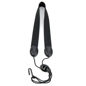 Rico Saxophone Strap, Soprano/Alto, Black Nylon