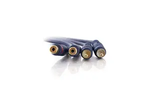 C2G 13042 Velocity RCA Stereo Audio Extension Cable, Blue (25 Feet, 7.62 Meters)