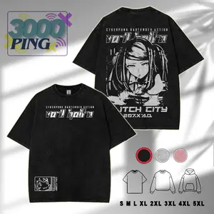 VA-11 Hall-A: Cyberpunk Bartender Action Unisex Washed Cotton T-Shirt,Hoodie, Sweatshirt, RPG graphic tees Top game merch Casual Streetwear men