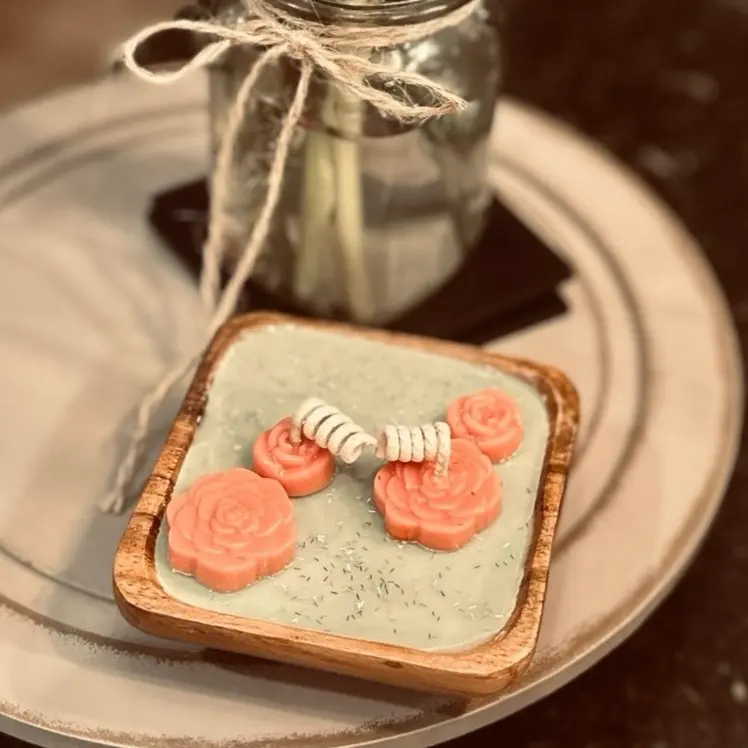 Baja Cactus Blossom (BBW type) from 24’ SUNSHINE LINE Candles Decor Wood Wick Jar Fragrance Tin Scent Flowers Floral Coconut wax Aroma candle art summertime scents all natural highly fragrant specialty farmhouse rustic candles mason jar wood dough bowl