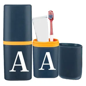 Durable Toothbrush Organizer, Portable Travel Toothbrush Holder, Multifunctional Design, Ideal for Camping & Outdoor Use, Bathroom Accessory, Toothbrush Storage