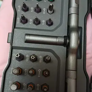 24-in-1 Ratchet Screwdriver drill Set, Magnetic Precision Bits with Detachable Handle & Case.Multi-Purpose Mini Screwdriver Kit for DlY,household appliances, Multifunction Portable minimalist tool kit box,Tool gadgets Heavy Duty Hardware, Metal Handle