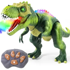RC Dinosaur Remote Control T-Rex Dinosaur Toy for Kids with Lights Mist Spray & Realistic Sounds Perfect Gift for Boys China