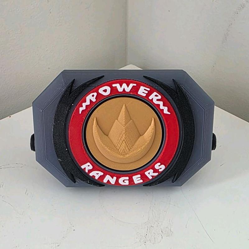 Power Rangers 3D Printed Morpher with Interchangeable Coins Collectible Display Collectible Figure