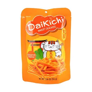 DaiKiChi Original Wheat Cracker Sticks 55g - Crispy Salty Thai Snack, Classic Daikichi Biscuits