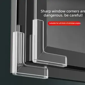 5PCS Window Bump Protection Stickers — Safety Protective Covers for Children and Seniors, Designed to Prevent Bumps