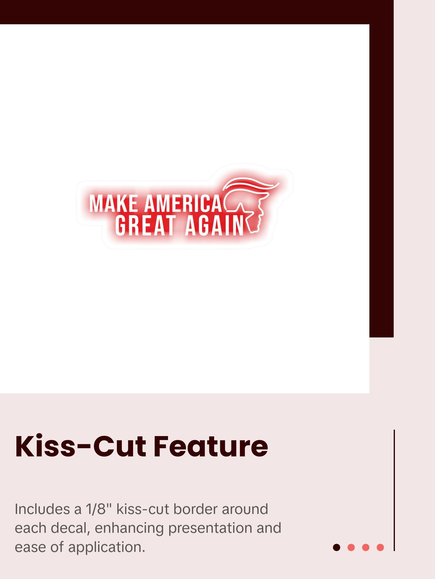 MAGA Trump Vinyl Decals