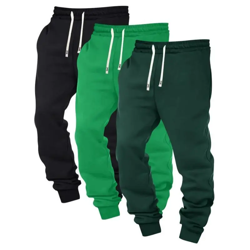 3pcsPolyesterBlendMen'sSolidColorJoggerswithDrawstringWaist,CasualAthleticSweatpants,MachineWashable 3pcsPolyesterBlendMen'sSolidColorJoggerswithDrawstringWaist,CasualAthleticSweatpants,MachineWashable