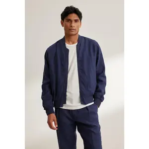 MURPHY LINEN BOMBER JACKET