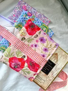 Handmade Bow Book Sleeve- Large