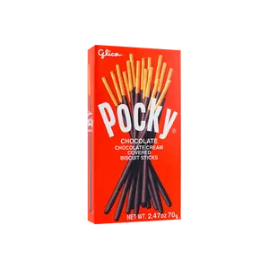 GLICO Pocky Chocolate Coated Biscuit Sticks 70g - Delicious Snack Treat
