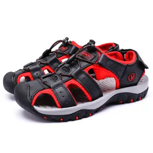 2026 New Men's sandals, sports hiking sandals, closed toe anti slip, outdoor waterproof walking water shoes