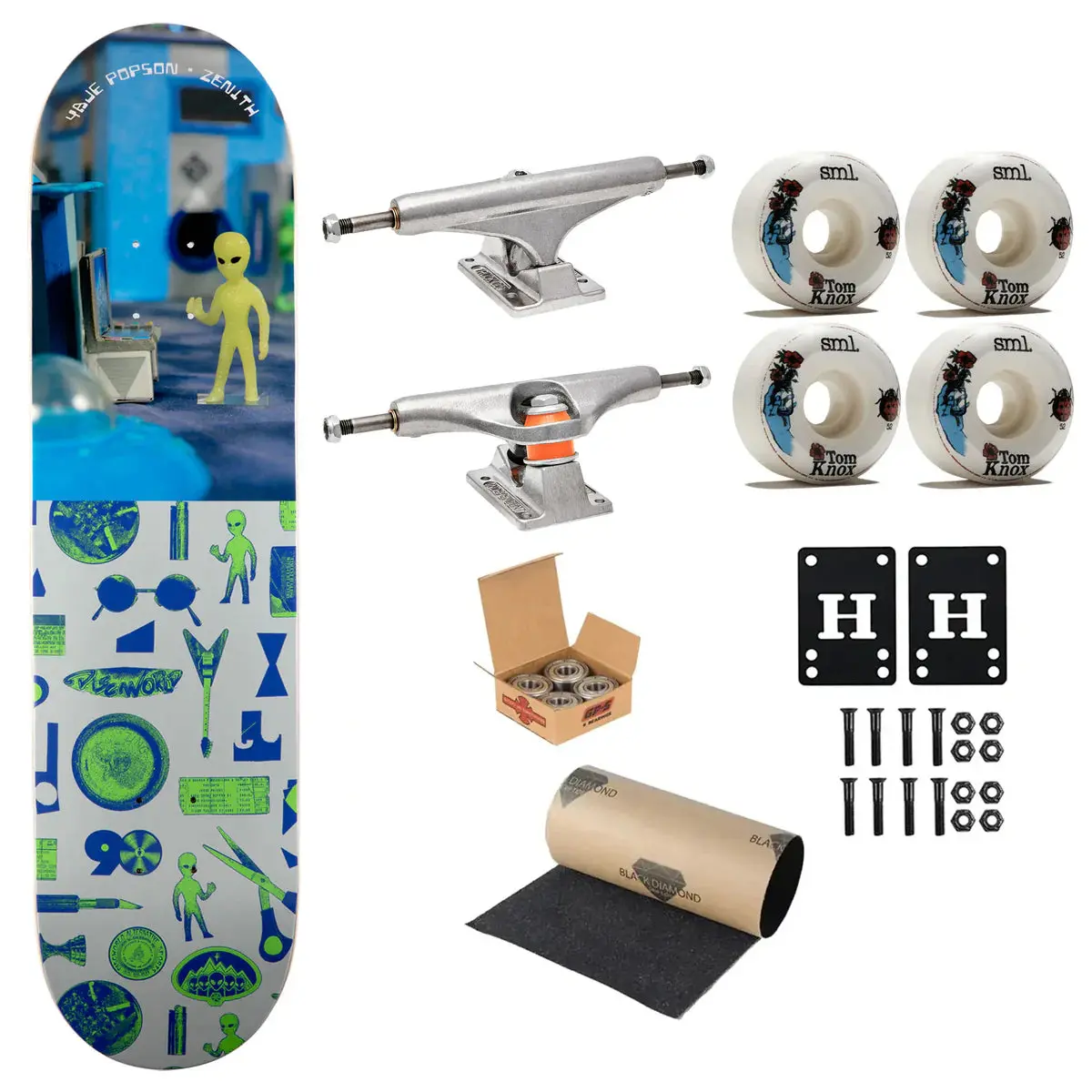 Alien Workshop Premium Complete Skateboard Popson Zenith 8.125" Ft. Independent/SML