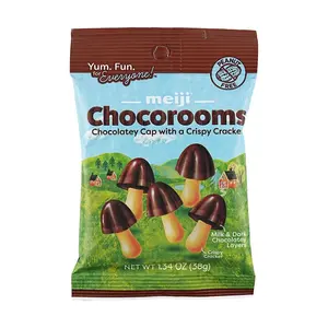 Meiji Kinoko no Yama Mushroom Chocolate Biscuit Sticks - 38g Snack Pack