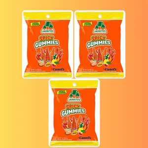 Canels Jarritos Gummies Spicy 7oz x 3 Packs - Spicy Gummies with Natural Flavour