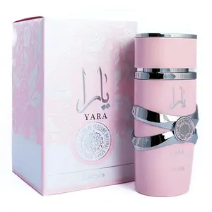 Lattafa Yara Women's Perfume, 3.4oz(100ml) Oriental Mix Fragrance, Fresh Long-Lasting Perfumes for Women with Tropical, Fruity & Vanilla Bean Notes, Fragrances