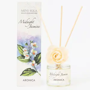 Aronica Mini Sola Diffuser - Midnight Jasmine Scent 40ml - Diffuser for Bathroom Decoration