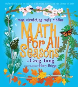 USED Book - Math For All Seasons: Mind-Stretching Math Riddles by Greg Tang (Hardcover) - english