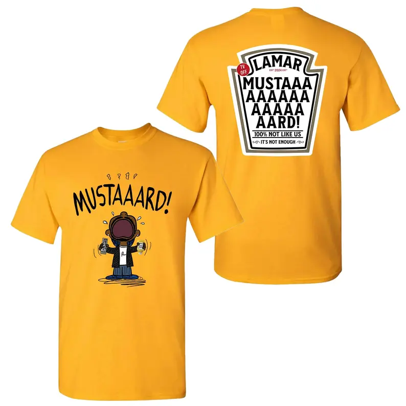 [SALE UP TO 40%] Mustard Lamar Shirt Vintage Rapper Graphic Tee Men Women Fans Y2k Streetwear Trending Tshirt UNISEX T_SHIRT,  TOP TRENDING T_SHIRT