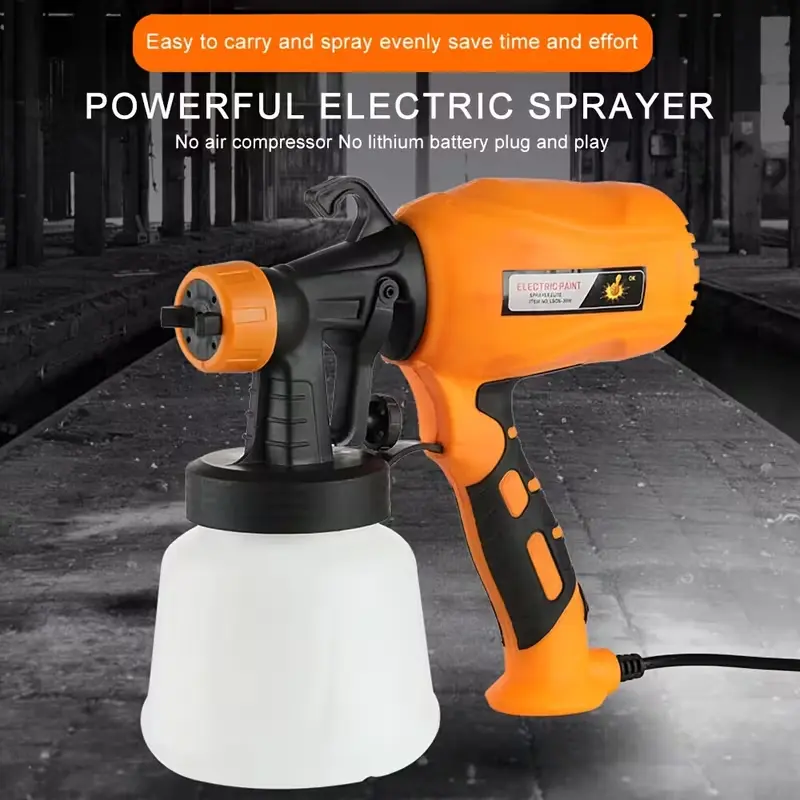 Electric Paint Sprayer - 3 Modes, Easy-to-Clean, Suitable for Furniture, Cabinets, Walls (Home Improvement Paint Application Tool)