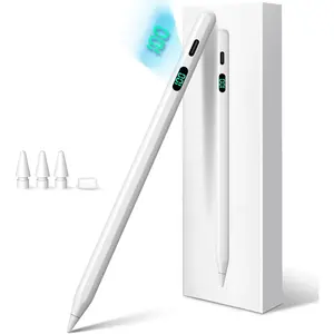 Stylus Pen for iPad 2025-2018 with LED Power Display Fast Charge,Palm Rejection Pencil for iPad 10/9/8/7/6th,11th A16,Air 11/13 M2/M3,Pro 11/13 M4,Pro 12.9",Air 5/4/3,Mini 7/6/5