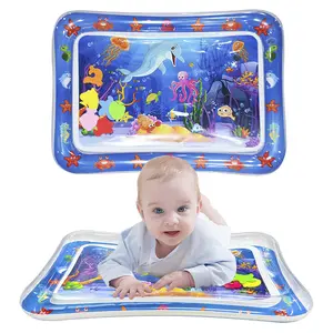 Inflatable Water Play Mat for Tummy Time, Developmental Play Toy, Ideal Gift for Young Ones, Safe Fun Without Choking Hazards