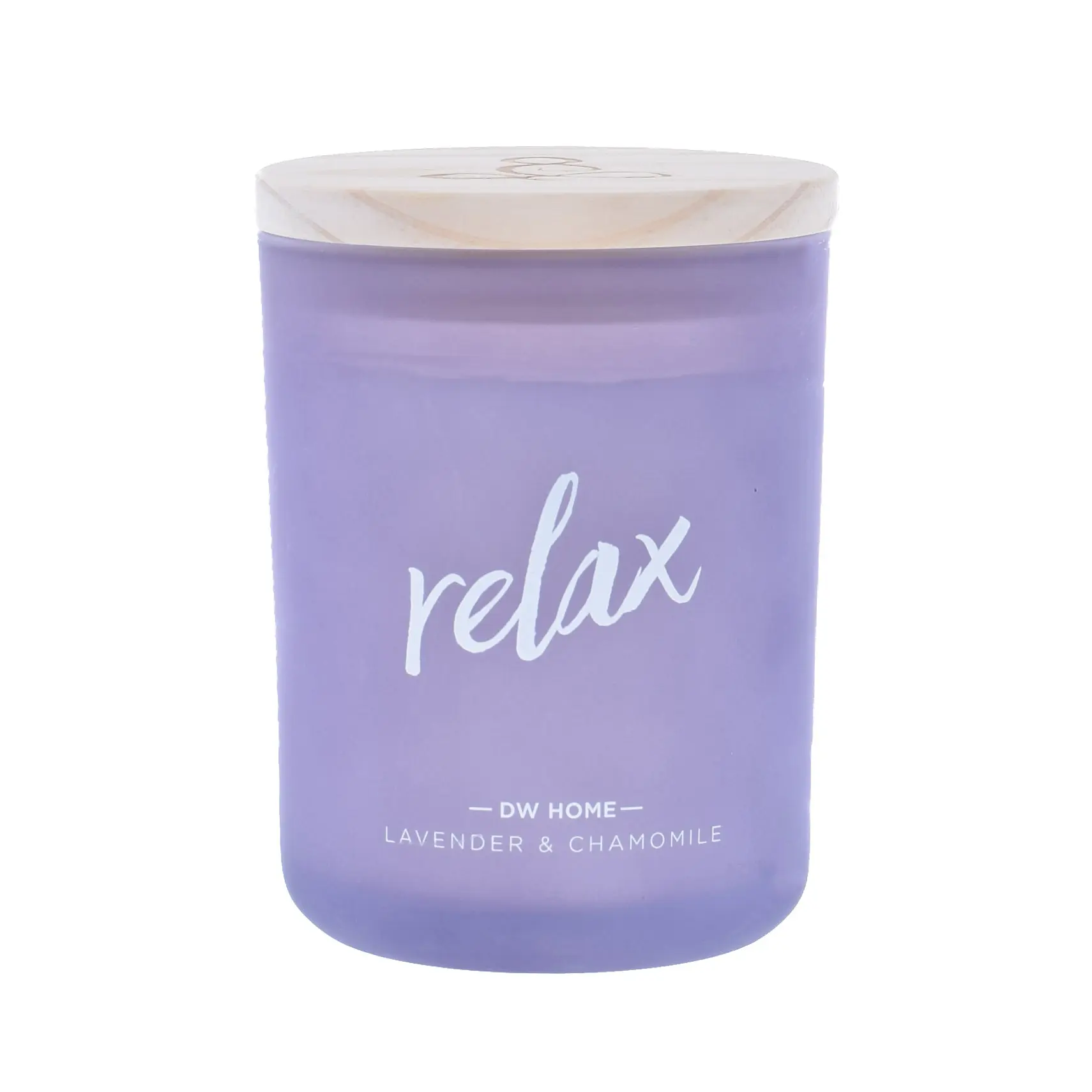 Lavender & Chamomile Aromatherapy Essential Oil Fragrance - Wood Decor Candle Perfume for Relaxation