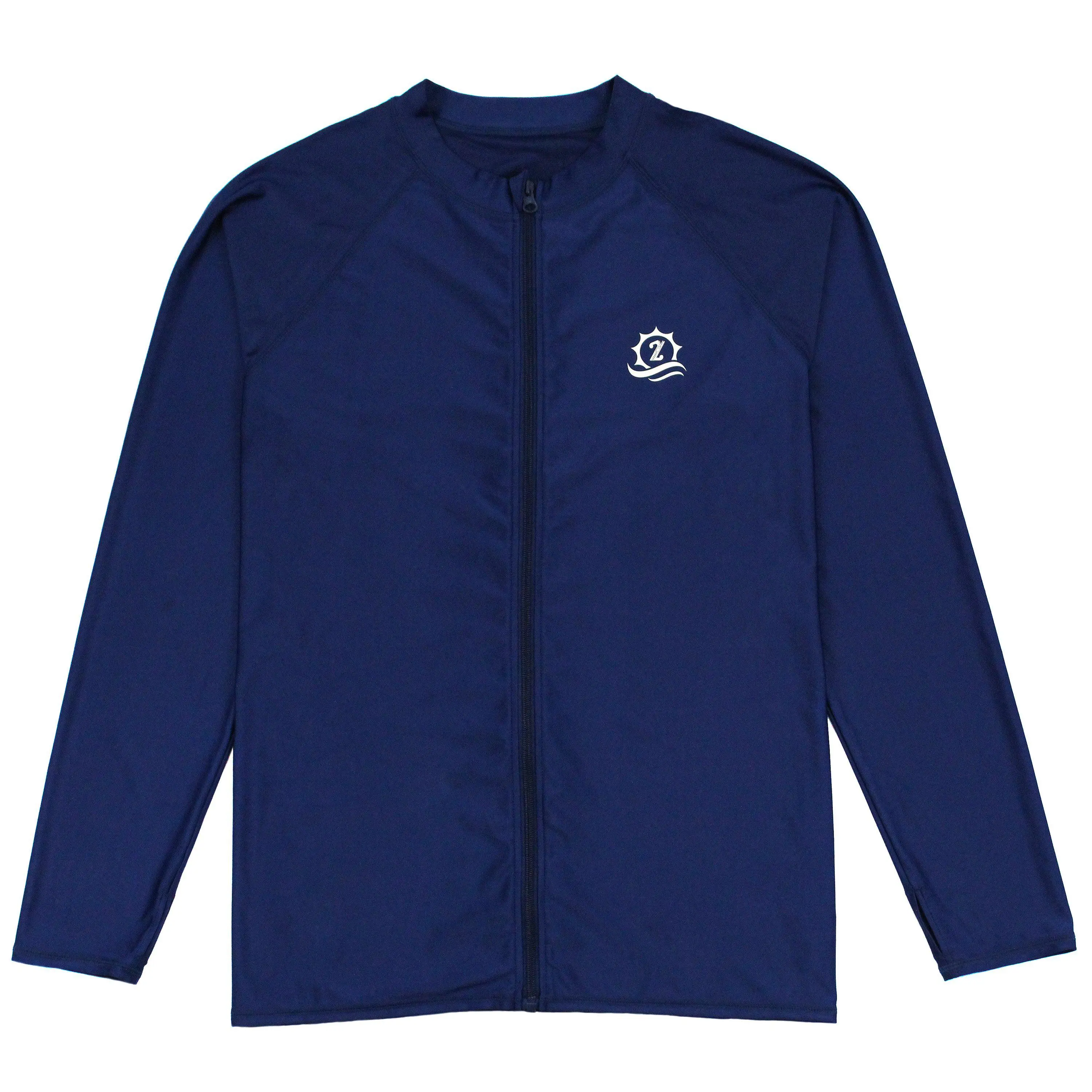 SwimZip Men's UPF 50+ Long Sleeve Rash Guard