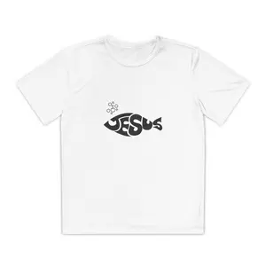 Youth Jesus Fish Tee — Christian Youth Graphic T-Shirt