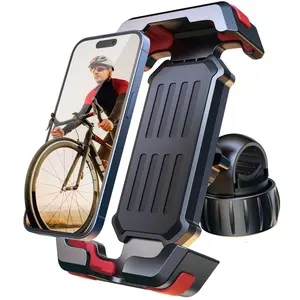 2026 New Upgraded Bike Phone Holder Handlebar - 1S Quick Install, Motorcycle Phone Mount, Bicycle Phone Holder fit Large Phone Case for iPhone Samsung, Dirt Scooter Mini Bike Accessories
