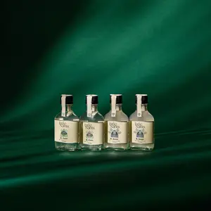 Little Saints Non-Alcoholic Spirit Flasks - Lions Mane Mushroom - Mental Boost - No Hangover - Zero Sugar - 5 Calories - Gluten Free - Gin Alternative - Mezcal Tequila Alternative