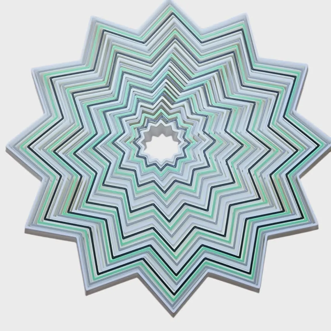 4-Color Heavy-Duty Star Fidget Toy – Thick Infill Edition | Freedom Forge Prints