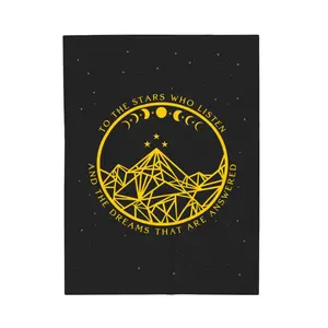 Velaris City ACOTAR Blanket Velaris Court Of Dreams Blanket The Night Court Blanket SJM Merch City of Starlight Blanket Velaris Blanket