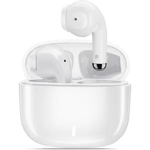 Wireless Earbuds for Samsung S25 Ultra S26 S24 S23 Fe S22+, 5.3 Bluetooth Earbuds Noise Isolating Ear Bud with Mic Touch HiFi Stereo Wireless Headphone for iPhone 17 Air 16 15 Pro Max 14 Plus/Pixel 10