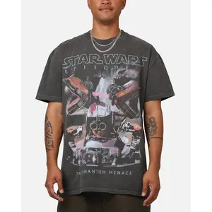 Star Wars Episode I '99 Heavyweight Vintage T-Shirt Black Wash